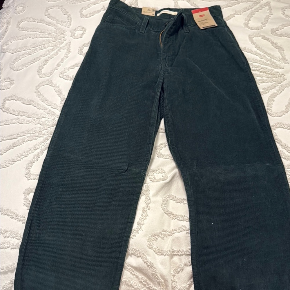 Levi's Forest Green Corduroy Pants